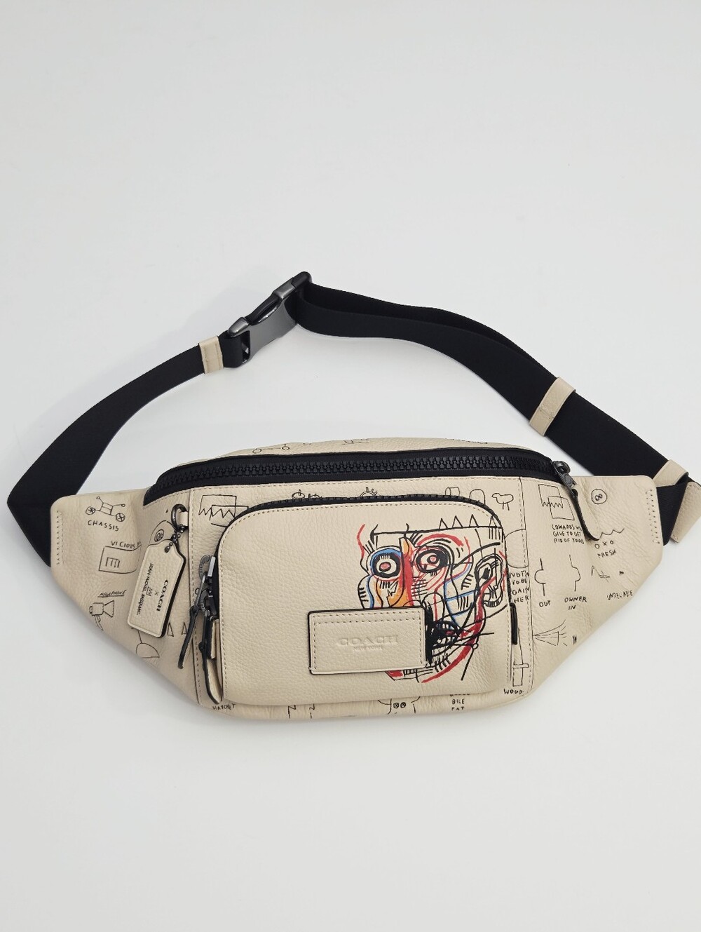 LIKE NEW COACH X JEAN MICHEL BASQUIAT TRACK BELT BAG